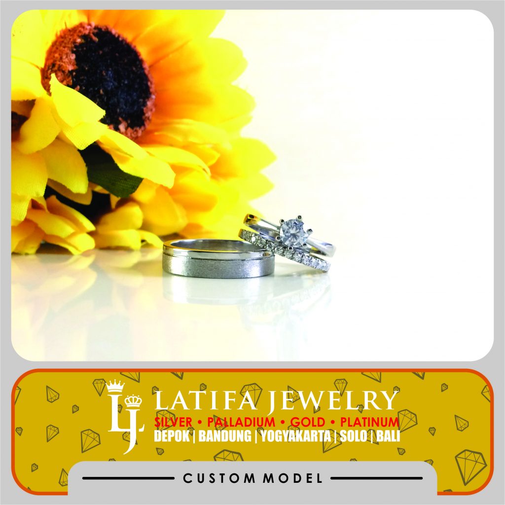 cincin kawin emas putih, cincin kawin palladium, cincin kawin platinum, cincin couple emas, cincin kawin emas